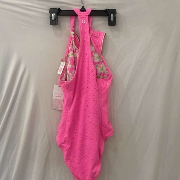 NWT LoveShackFancy x Hurley Eyelet Paisley One-Piece, XS - Picture 12 of 13